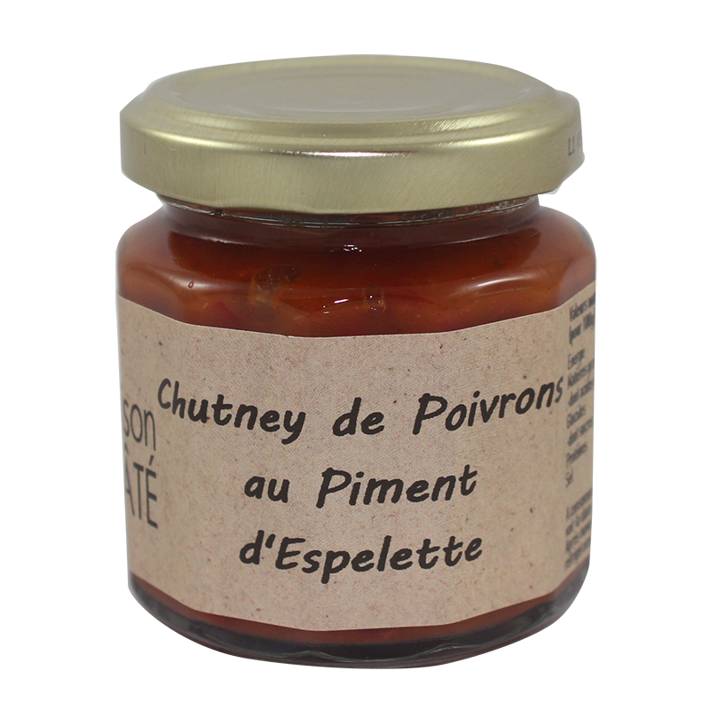 Poivron en chutney au piment espelette 110 g