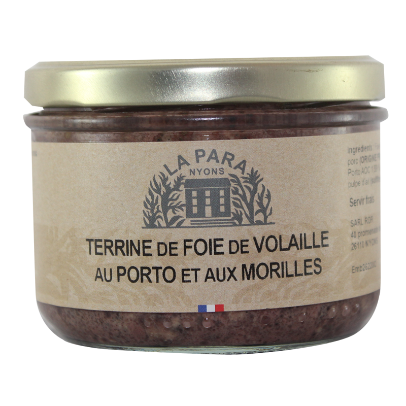 Terrine de Foie de Volaille au Porto et aux Morilles 180 g