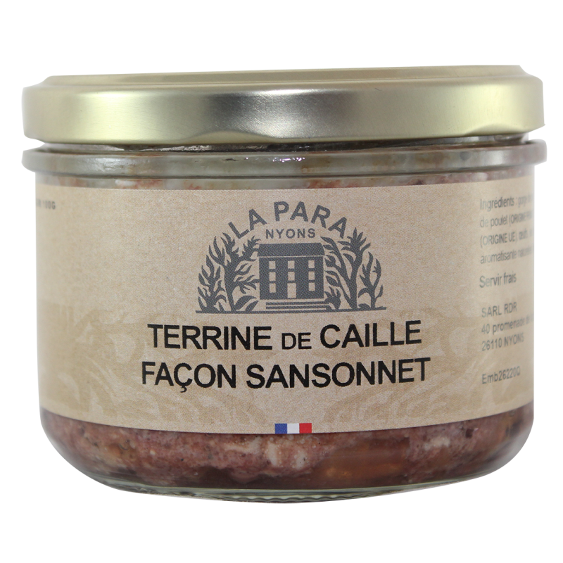 Terrine de Caille Façon Sansonnet 200 g