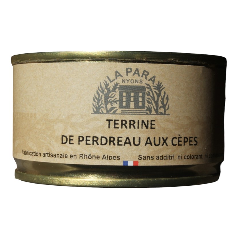 Terrine de perdreau aux cèpes 130 g