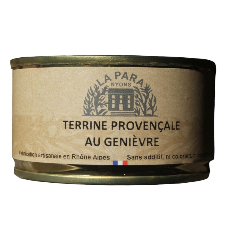 Terrine provençale au genièvre 130 g